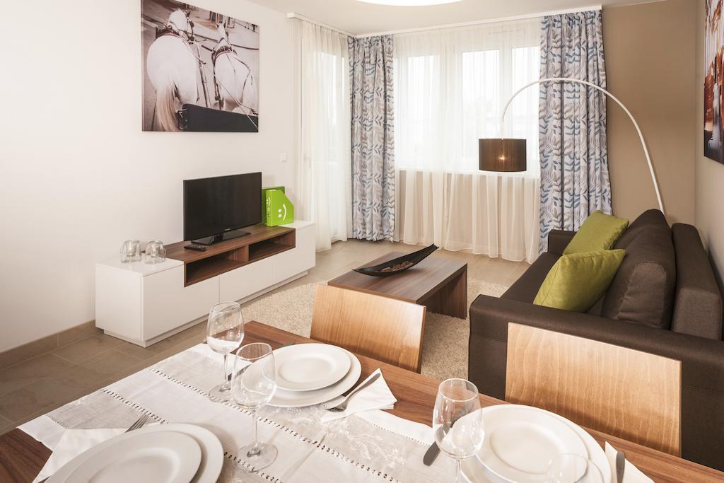 Ig City Apartments Danube Lodge Viyana Oda fotoğraf